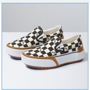 vans checkerboard stacked